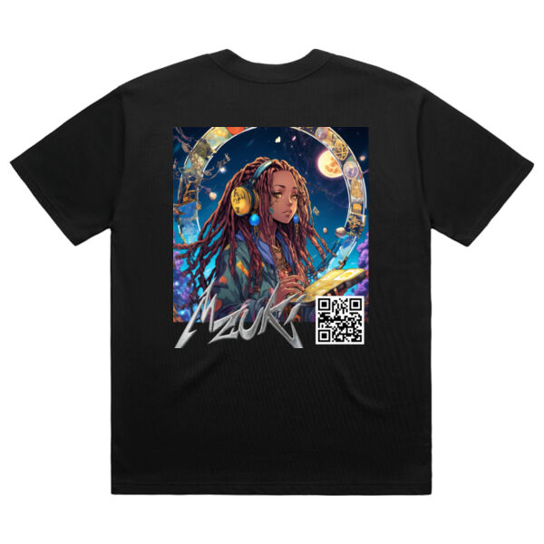 MzUki Men's Heavy Tee (Print on back) Thumbnail